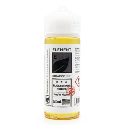 Купить Element Black Currant Tobacco (Табак, Черная смородина), 120 мл, 0 %