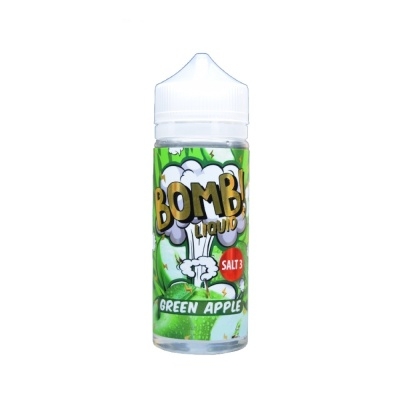 Купить Cotton Candy Bomb! SALT Green Apple (Зеленое Яблоко), 120 мл